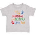 thumbnail image 3 of Inktastic My Nonna and Nonno Love Me Grandchild Boys or Girls Baby T-Shirt, 3 of 5