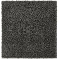 thumbnail image 6 of Unique Loom Davos Shag Collection Area Rug - Solid (3' 1" Square Peppercorn), 6 of 6