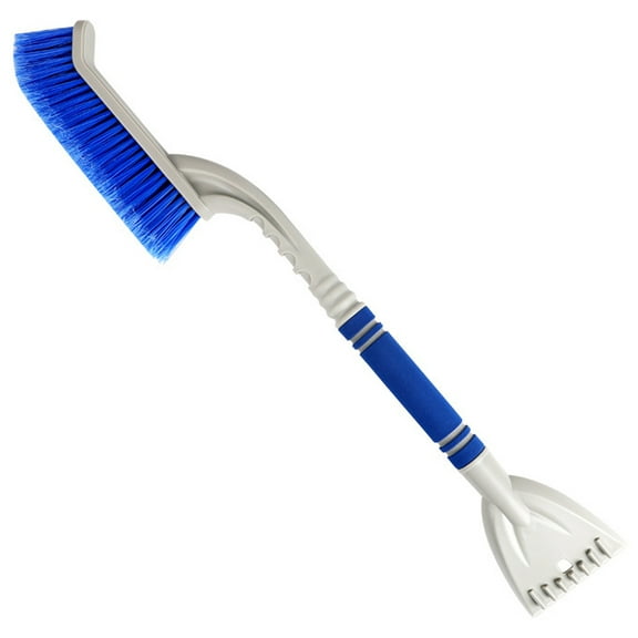 OUNONA  Snow Shovel with Wheels Brush Frost Ice Scraper Heated Cars