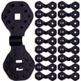 thumbnail image 3 of 100Pcs Shade Cloth Clips Round-Shape Clips Shade Fabric Clips Garden Netting Clips Net Clamps, 3 of 8