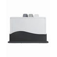 thumbnail image 1 of Set Xtellar De 4 tablas Para Picar color gris Para Cocina Con Soporte De Drenaje, 1 of 5