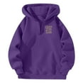 thumbnail image 3 of XINXIAOO Womens Hoodie Long Sleeve Hoodie Oversized Zip up Hoodie Graphic Hoodies for Women Purple Hoodie Women Fall Hoodies Daily Wear, 3 of 4
