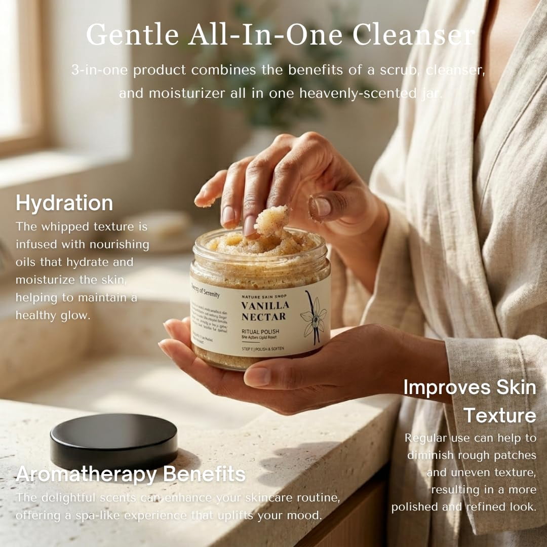 Nature Skin Shop Cotton Candy 8 oz Hydrating Scrub