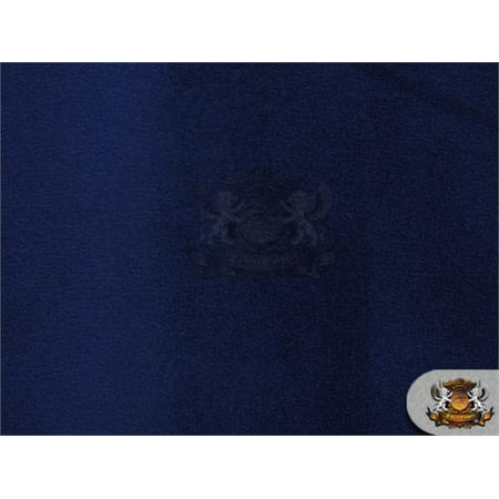 Poly Silk Satin Fabric NAVY BLUE / 58