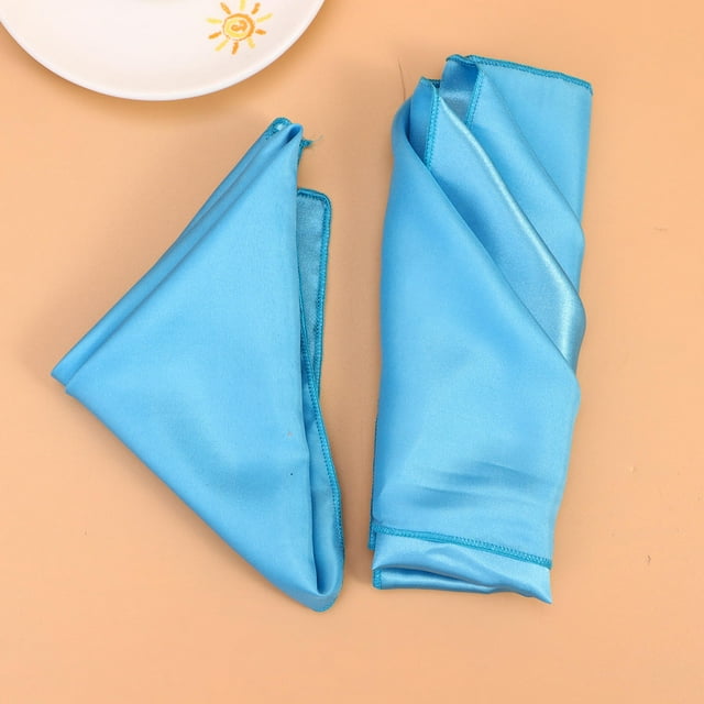 CIMAXIC 6pcs Table Runner for Dining Table Solid Color Napkin Cloth Table Protection for Restaurant