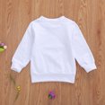 thumbnail image 3 of Baby Pullover Sweater, mama is my bestie Letter Printing Ribbed Closing Classic Round Neck Spring Clothing, 3 of 7