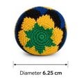 thumbnail image 3 of Balón de fútbol tejido a mano | Balón de malabares y juegos de patadas | Pelota de punto suave para jugar en interiores y exteriores | Balón de fútbol para niños y adultos, 3 of 7
