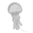 thumbnail image 1 of lionlar Creative Modeling Jellyfish Light Neon Sign USB Wall Hanging Decorative Lighting, 1 of 9