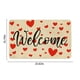 thumbnail image 3 of Felpudo de San Valentín | Felpudo antideslizante con diseño de gnomo y corazón para puerta de entrada | Alfombra de entrada para interior y exterior | 40 x 60 cm, 3 of 8
