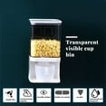 thumbnail image 3 of Wall Mount Dry Food Storage Containers Home Food Storage Container Wall-Mounted Kitchen Candy Snacks Coffee Bean Rice Clear Dispenser Organizer, Small, 3 of 9
