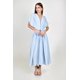 thumbnail image 1 of Vestido midi escote en V Roman Fashion /Juvenil, 140 (Azul cielo) azul cielo G, 1 of 5