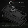 thumbnail image 7 of Compatible with Samsung Galaxy A56 5G Protective Case,Heavy Duty Shockproof Armor Phone Case with 360° Rotating Metal Ring Holder Kickstand Military Grade Protection Rugged Cover,Black, 7 of 7