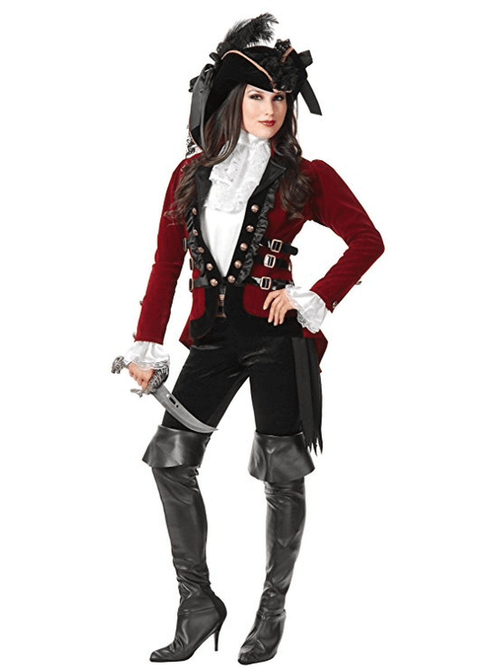 Sultry Pirate Lady Costume and Accessories