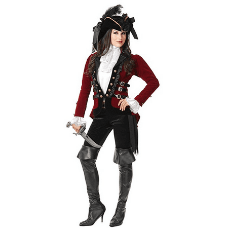 Sultry Pirate Lady Costume and Accessories