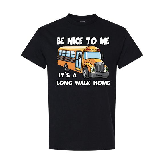 Inktastic School Bus Driver Be Nice T-Shirt