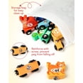 thumbnail image 3 of Wooden Alphabet Train Set for Toddlers – Magnetic ABC Train with Snap-Connection, Animal-Themed Educational Preschool Toy for Kids Ages 3-5, Montessori STEM Learning Gift for Boys and Girls, 3 of 7