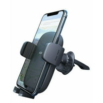 Phone Car Holder with Stronger Vent Clip, 360° Adjustable Car Phone Mount for Smartphone GPS Black