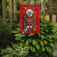thumbnail image 2 of Bichon Frise Holiday Christmas Garden Flag 11.25 in x 15.5 in, 2 of 5