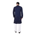 thumbnail image 3 of TRILOKI Mens Embroidered Sequined Kurta Pajama Set Rayon Ethnic Indian Traditional Wear Wedding Designer Ethnic Diwali Puja Kurta Payjama Set, 3 of 6