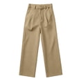 thumbnail image 6 of ZGRBOU Mens Casual Dress Pants Old Money Pleated Baggy Slacks Fall Business Straight Leg Work Trousers with Pockets, 6 of 7