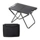 thumbnail image 1 of Mesa plegable Igt para exteriores, muebles portátiles, estables y plegables. Negro, 1 of 9