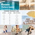 thumbnail image 4 of Litfun Slide Sandals for Women Thick Soles Summer Beach Sandals with Arch Support Platform Sandals with Adjustable Buckle, Nude, 4 of 8