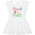 thumbnail image 3 of Inktastic Painting Art I Love to Paint Girls Baby Dress, 3 of 5