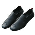 thumbnail image 5 of Avrnliq Mens Slip On Loafers - Casual Comfort Lightweight Non-Slip Shoes, Synthetic Faux Leather Upper, Black,Size 39, 5 of 9