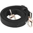 thumbnail image 2 of WEBEEDY Genuine Leather Shoulder Strap with Alloy Swivel Clasps for Bag Straps Replacement Accessories Black 102x1.8x0.3cm Clasp: 48x26x7mm, 2 of 7