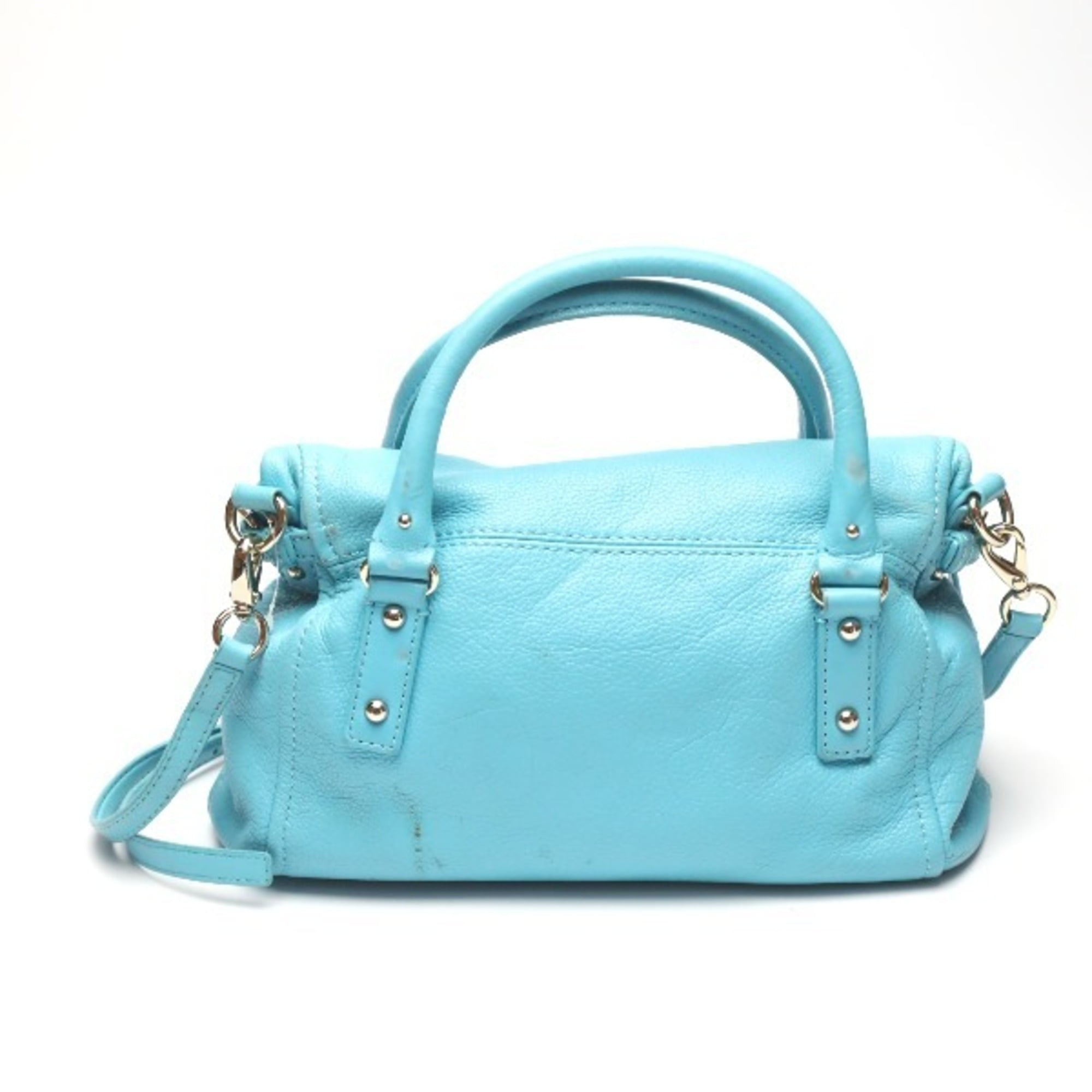 Pre-Owned Kate Spade 2WAY Shoulder Bag Handbag Sky Blue (Fair)
