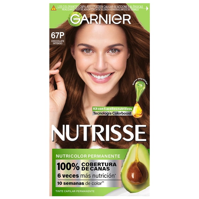 Tinte para cabello Garnier Nutrisse 67p chocolate intenso