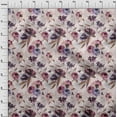 thumbnail image 3 of oneOone Silk Tabby Light Pink Fabric Flower Sewing Fabric By The Yard Printed Diy Clothing Sewing Supplies 42 Inch Wide, 3 of 4