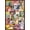 Mahogany Framed Version, variant on Keith Kimberlin - Kittens Collage Wall Poster, 22.375" x 34"