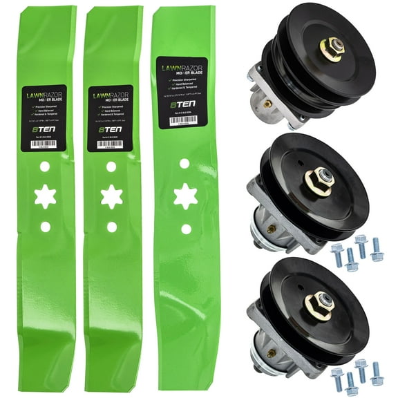 8TEN Blade Spindle Kit for Troy Bilt 618-0240 918-0430 46-inch Deck MK1009892