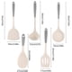thumbnail image 3 of Juego de utensilios de cocina de silicona de 5 piezas | Herramientas antiadherentes con espátula, cucharón, cuchara y volteador | Resistentes al calor y aptos para lavavajillas, 3 of 6