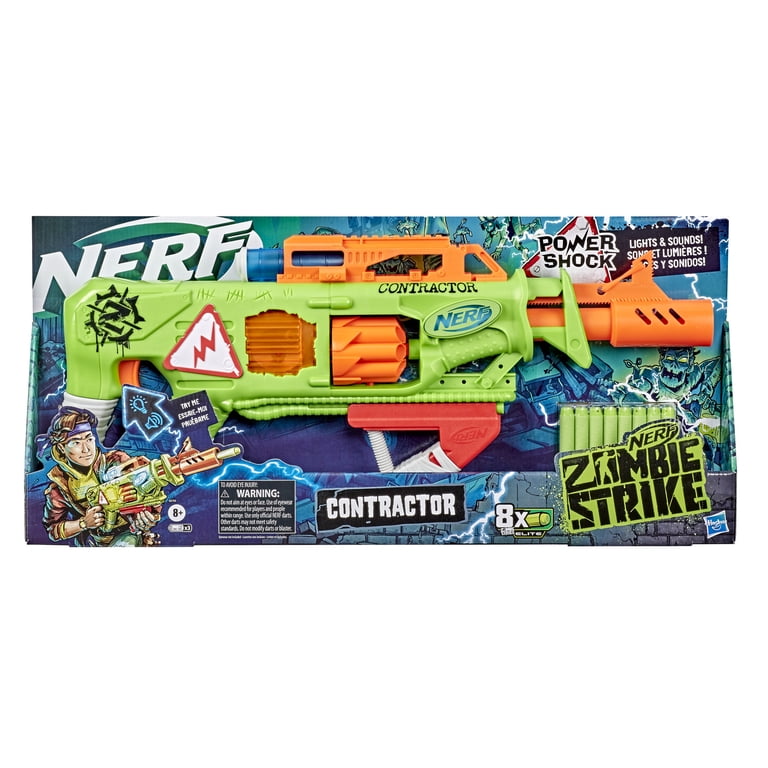 Nerf Zombie Strike Contractor Blaster, 8 Nerf Zombie Strike Darts