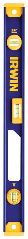 Irwin 24 in. Aluminum I-Beam Level 3 vial - Walmart.com