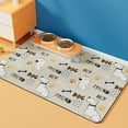 thumbnail image 5 of Tiberpet Cat Dog Technology Cloth Placemat Non-slip Waterproof Feeding Mat Anti-Splash Mat 100% Pet Food Mat Cat Dog Bowl Mat for for Medium Large Dogs, 5 of 6