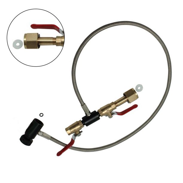 BCLONG Paintball CO2 Fill Station Tank Bottle Refill Filler Dual Valve