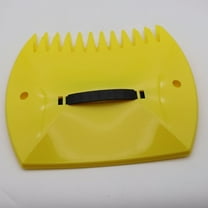 taicans Garden and Yard Leaf Scoops,Hand Rakes with Handles,Lightweight Plastic Leaf Scoop,Garden and Yard Leaf Scoops Hand Rakes,Large Sized Multi-use for Leaves,Lawn and Trash Pick-Up(Yellow)