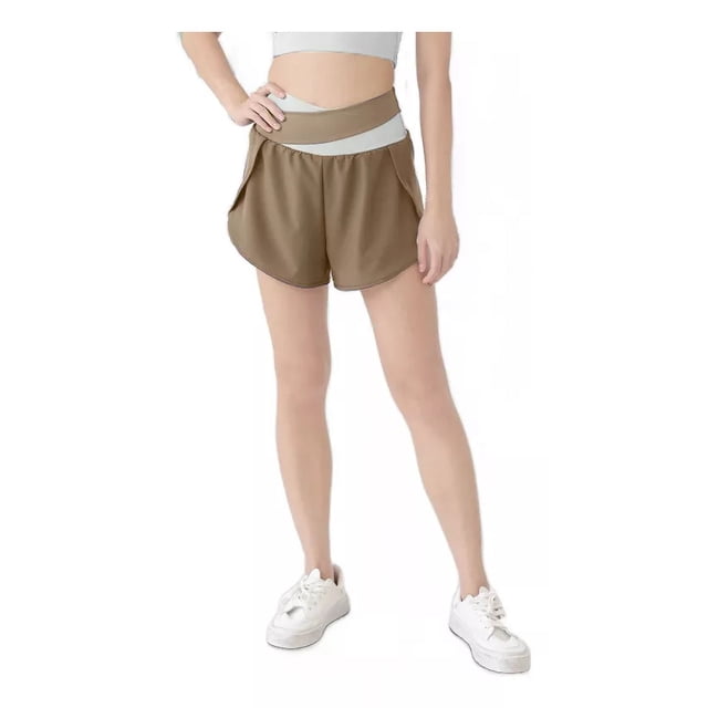 Bermudas Casual Deportiva De Color Mujer Pantalones Cortos
