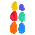thumbnail image 4 of Juego de 6 piedras sensoriales con textura de piedra para la preocupación, juguete sensorial para niños de 2, 3, 4 y 5 años, regalo de cumpleaños, 4 of 8