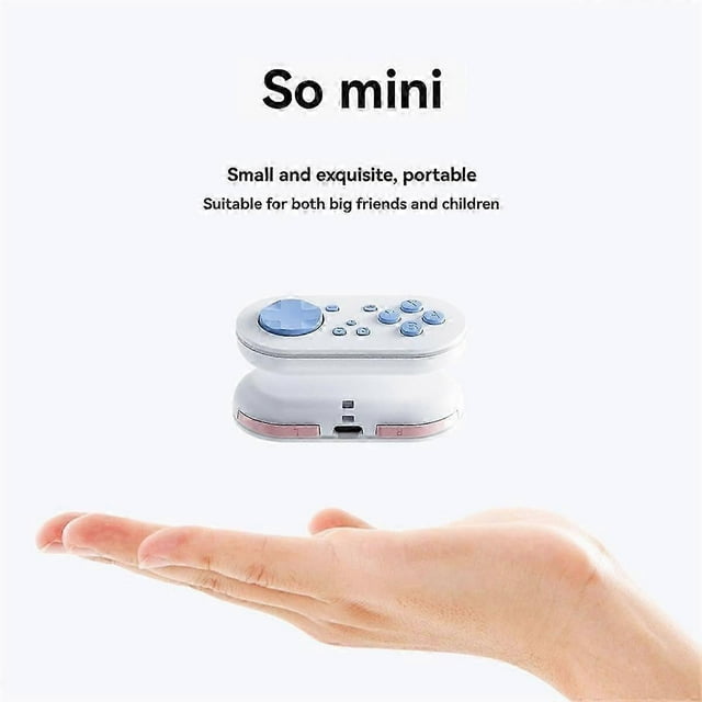 Mini Wireless Controller for Switch, Lite, OLED, , Android - LED Lights, Enhanced Gaming Experience C