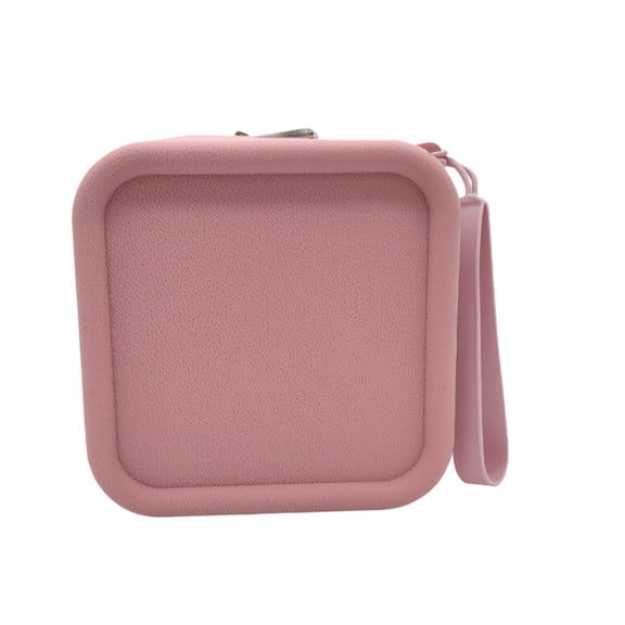 Large Silicone Makeup Bag Travel Toiletry Organizer for Women Portable Cosmetic Storage Pouch with Zipper Closure Durable Handle