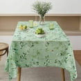 thumbnail image 6 of Spring Summer Tablecloth Waterproof Fabric Oblong Table Cloth, Holiday Decoration Perfect for Kitchen Dinner,Restaurant,Outdoor Table Cover 60"x 120" Oblong/Rectangle, 6 of 6