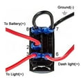 thumbnail image 4 of Dome Light On/Off Rocker Switch 5-Pin SPST OZ-USA® Laser Blue LED Truck SUV Offroad Rzr Polaris RV Marine Vessels UTV, 4 of 7