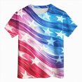thumbnail image 4 of TOWED22 Boys Casual T-Shirts 4-12 Years Short Sleeve Crew Neck Cotton Tees Prints(Sky Blue,10-11 Y), 4 of 4
