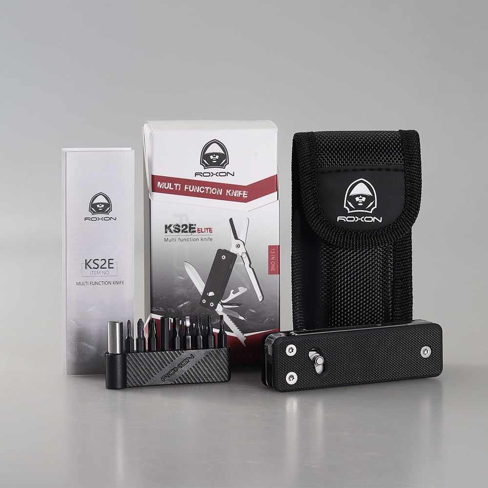 Roxon Inc 13 in 1 Mini Multitool One-Piece Multitools