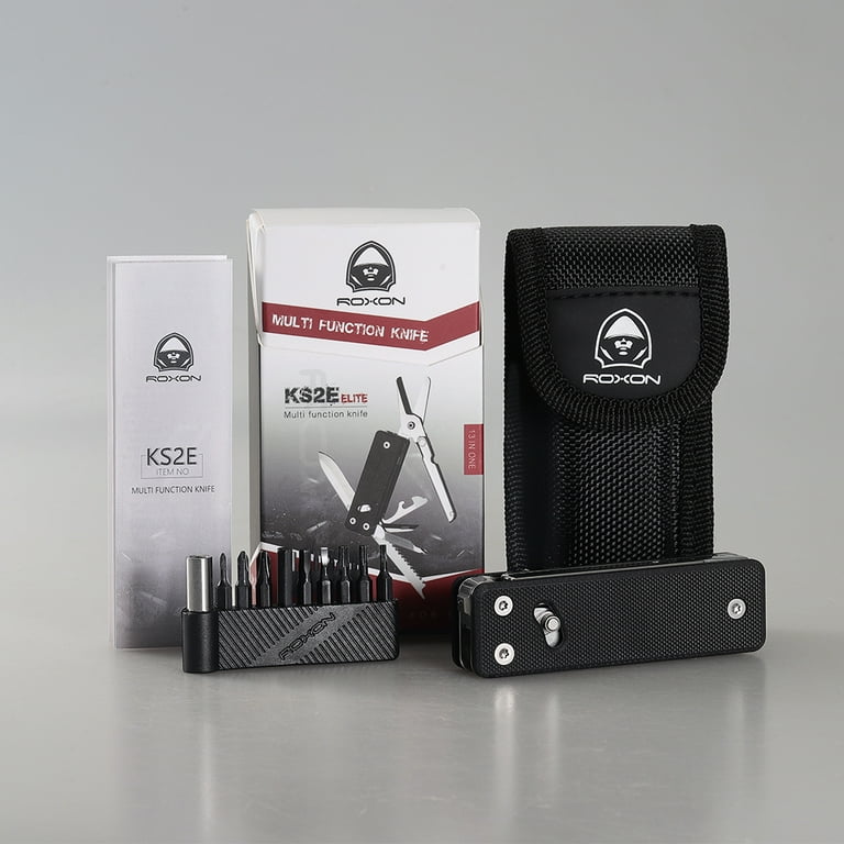Roxon Inc - 13 in 1 Mini Multitool- Pocket Folding Knife