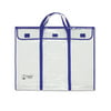 "Carson-Dellosa Bulletin Board Storage Bag, 30"" x 24"", Blue/Clear"